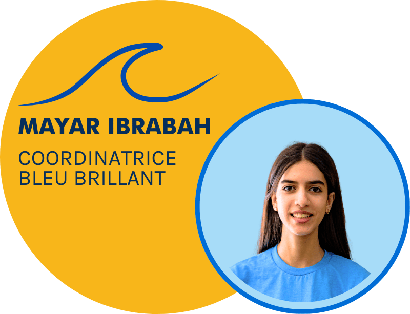 Photo de Mayar Ibrabah, coordinatrice de Bleu Brillant