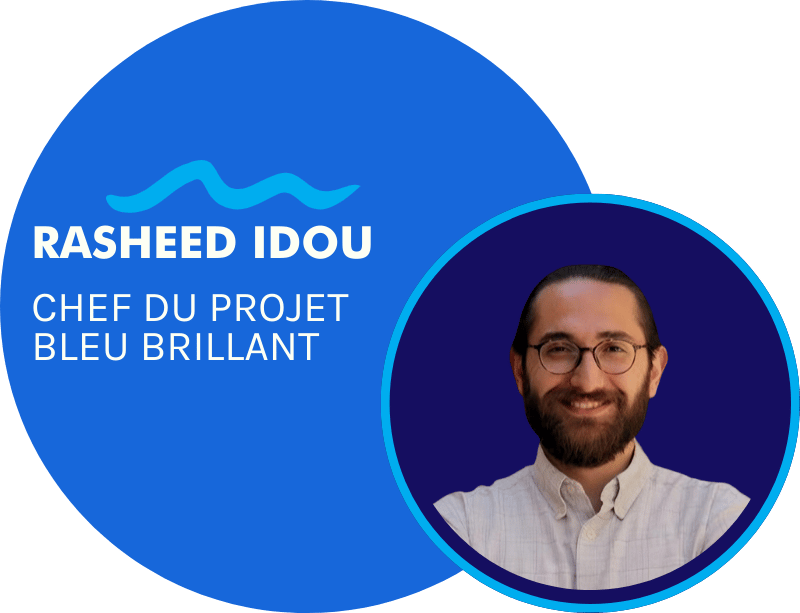Photo de Rasheed Idou, chef de projet de Bleu Brillant